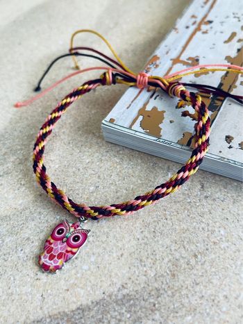 Bracelet amitié tissé rond