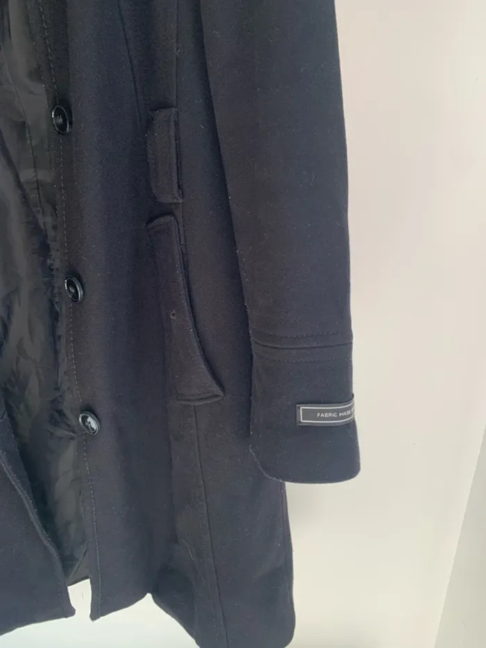 Manteau Esprit noir en Laine - photo numéro 3