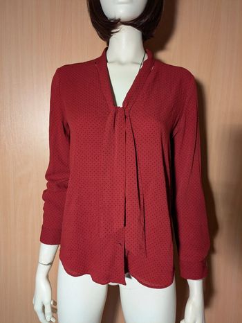 Blouse manche longue rouge poid et neuf zara