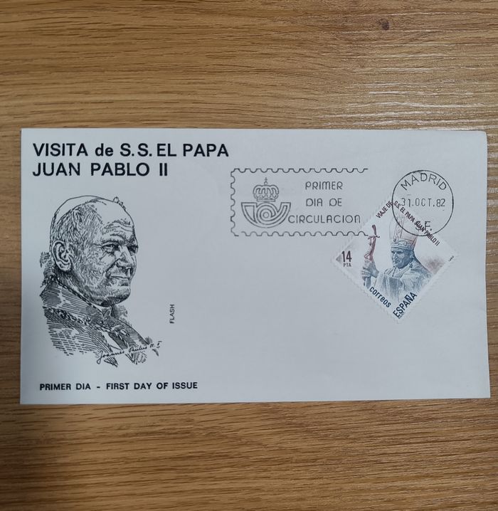 Enveloppe premier jour - Jean Paul II -