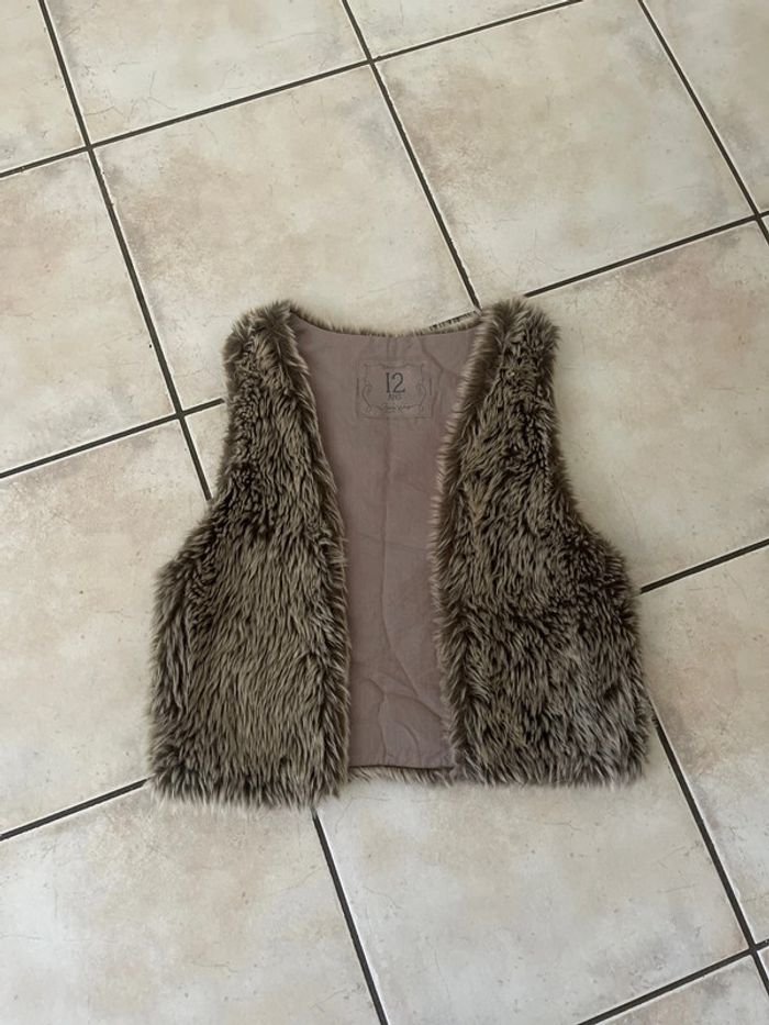 Gilet en fausse fourrure