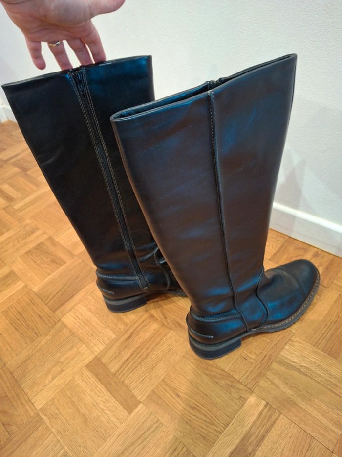 Bottes cuir noir sebago taille 38 - photo numéro 8