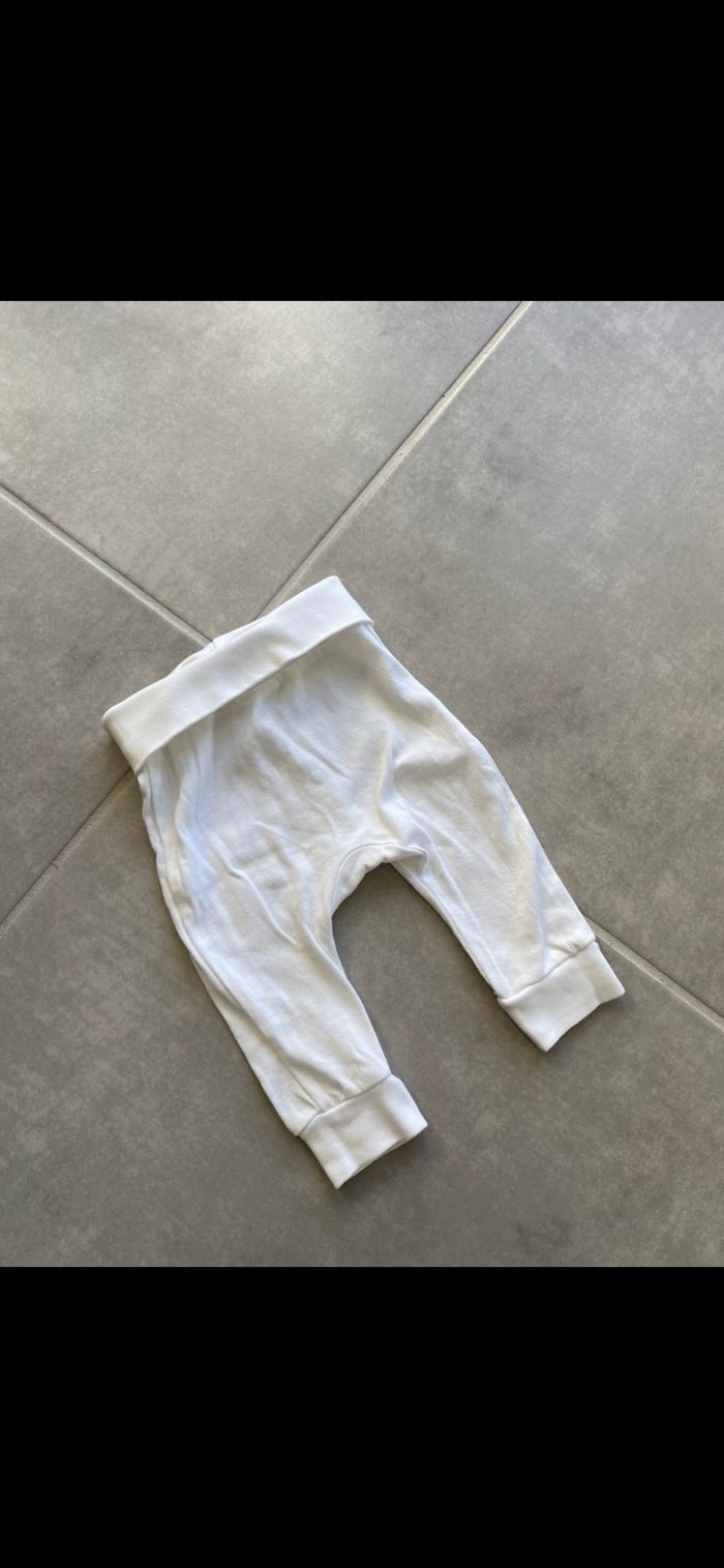 Ensemble Tee shirt manches longues et bas de pantalon Coton organic 3 mois - photo numéro 7