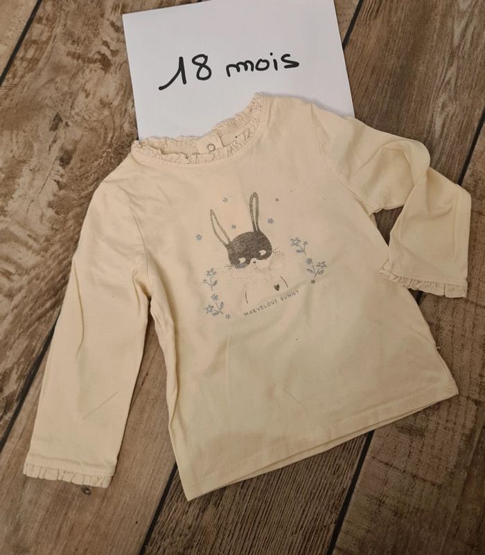 T-shirt manches longues bébé fille
