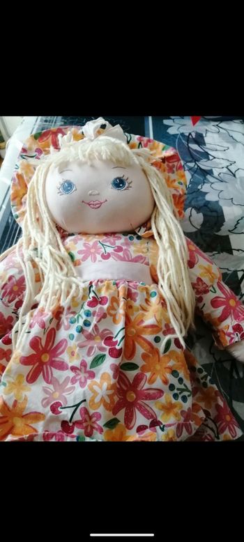 Poupée vintage en chiffons.
