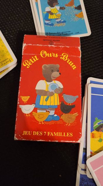 jeu de 7 familles "petit ours brun"1988 bayard presse