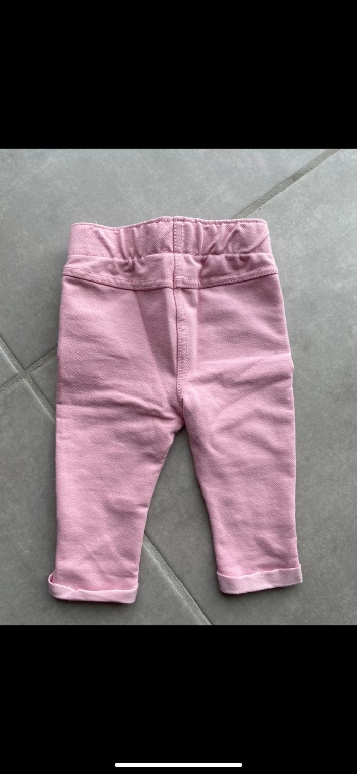 Pantalon Jean rose Taille 3 mois - photo numéro 10