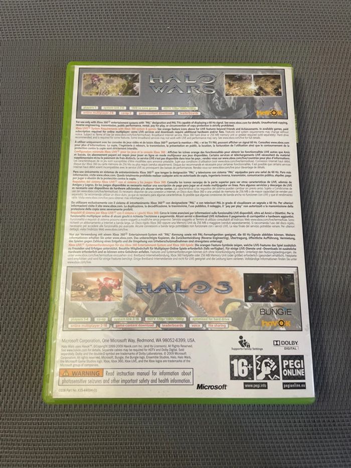 Halo Wars + Halo 3 Jeu Xbox 360 Bundle Pack - photo numéro 4