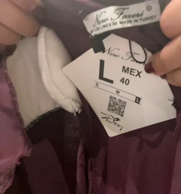 Robe moulante sexy violet bordeaux neuve - photo numéro 5