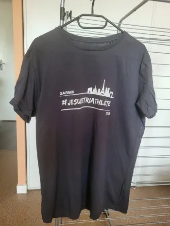 T-shirt homme : Je suis triathlète Garmin 2018