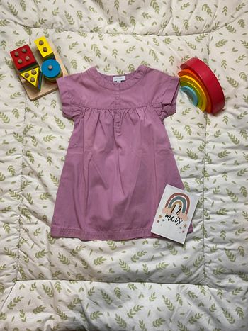 robe manches courtes lilas 12 mois tex