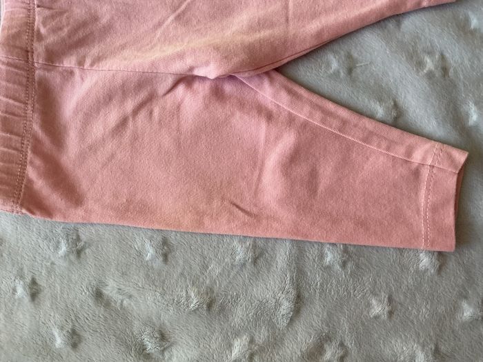 legging long rose taille élastique mots d'enfants 3 mois - photo numéro 4