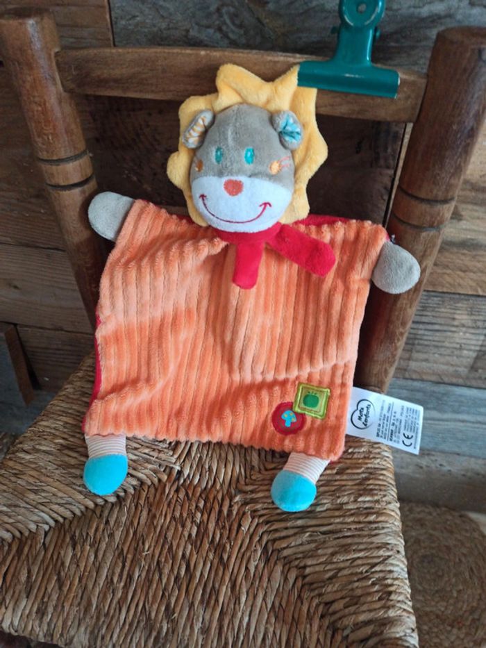 Doudou lion mots d'enfants tbe - photo numéro 4