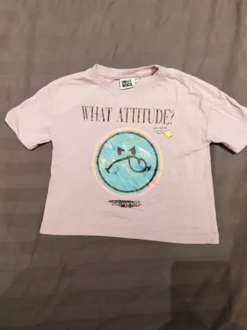 T-shirt smiley world 4 ans