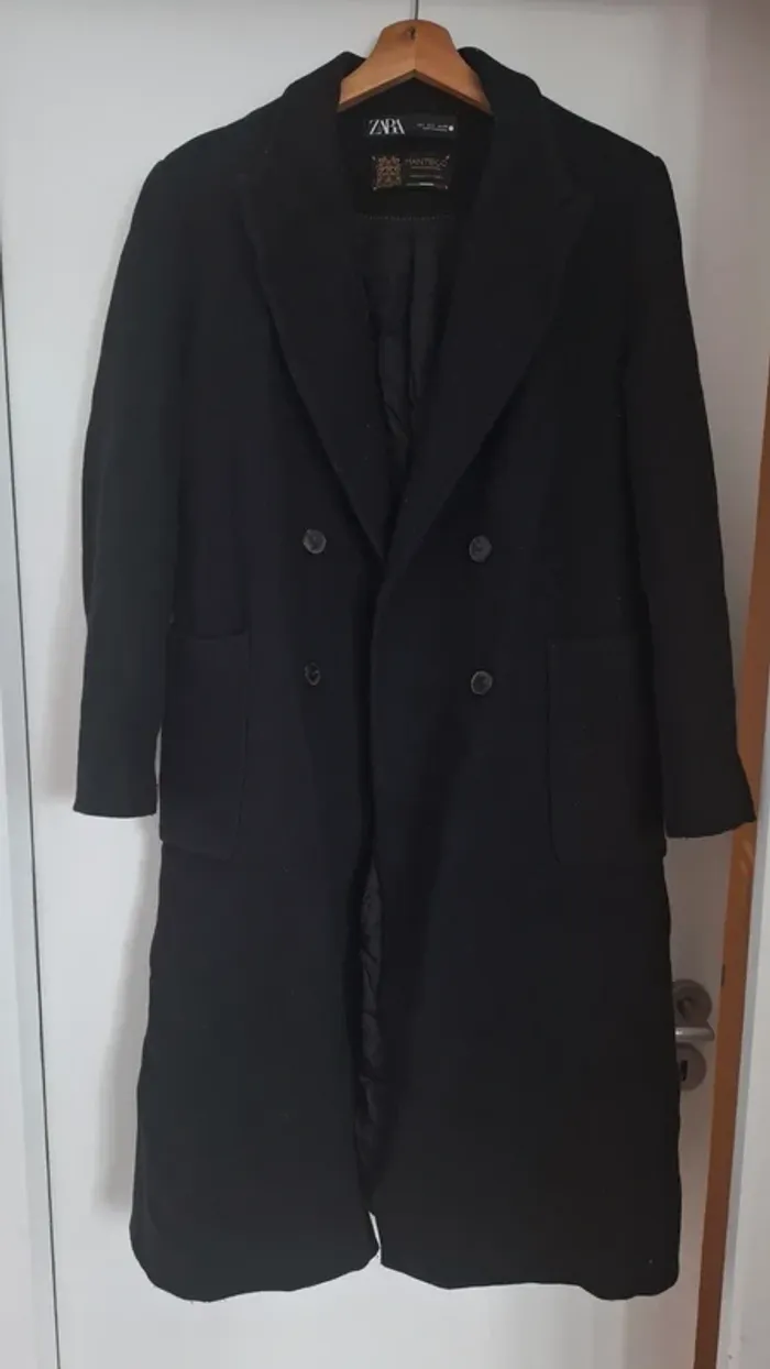 Manteau en laine premium Zara Manteco 75% laine – Pièce premium d’exception - photo numéro 3