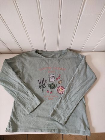 Maillot manches longues fille 7-8 ans