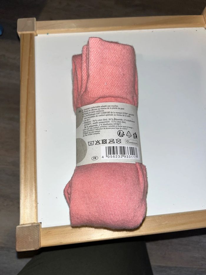Lot de 2 paires de collant bébé - photo numéro 2