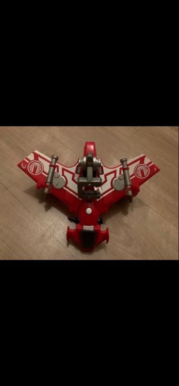 Transformer moto rouge power rangers collector
