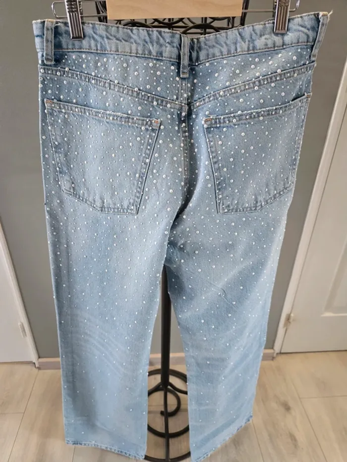 Jeans perles Zara - photo numéro 7