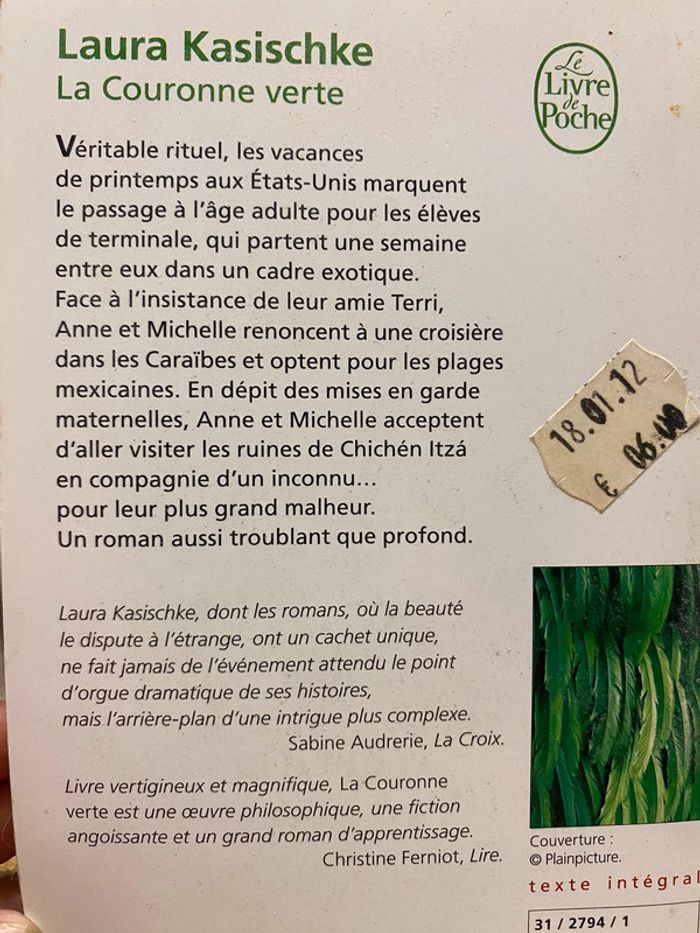 La couronne verte - Laura Kasischke - photo numéro 2