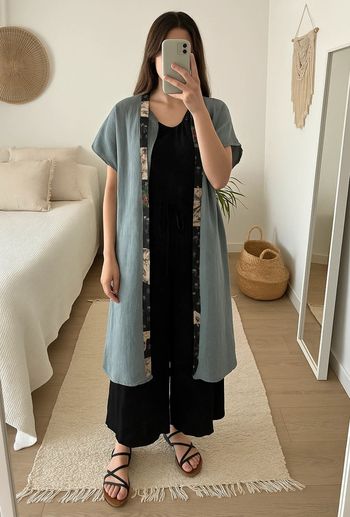 Ensemble Kimono veste + tailleur Tilli Paris Taille S/M
