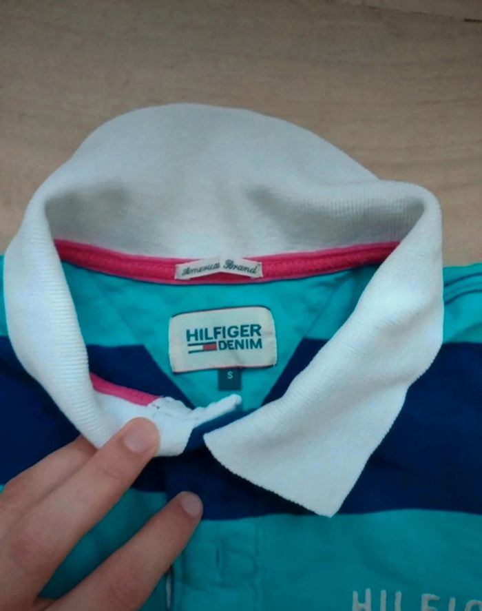 Tee-shirt manche courte hilfiger denim taille s - photo numéro 2