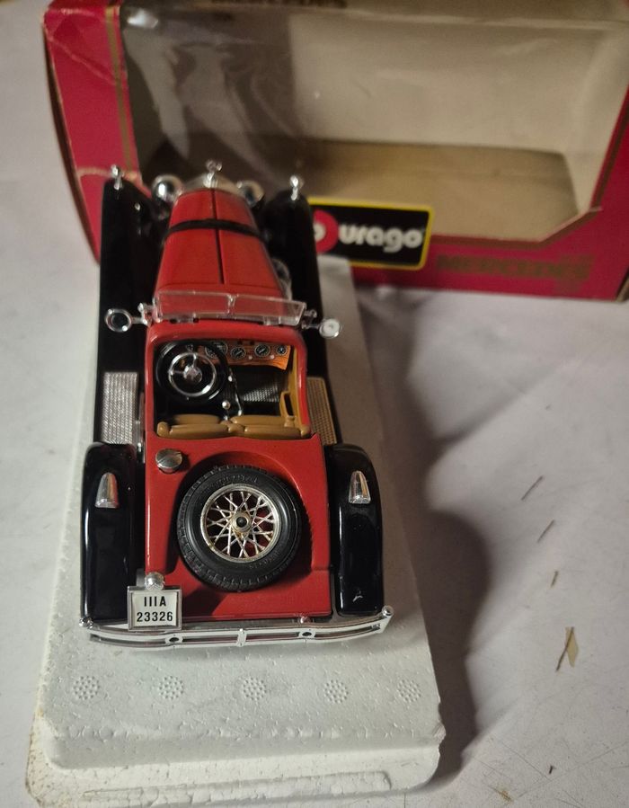 Bburago voiture miniature Mercedes SSK rouge (1928) 1/24 - photo numéro 9