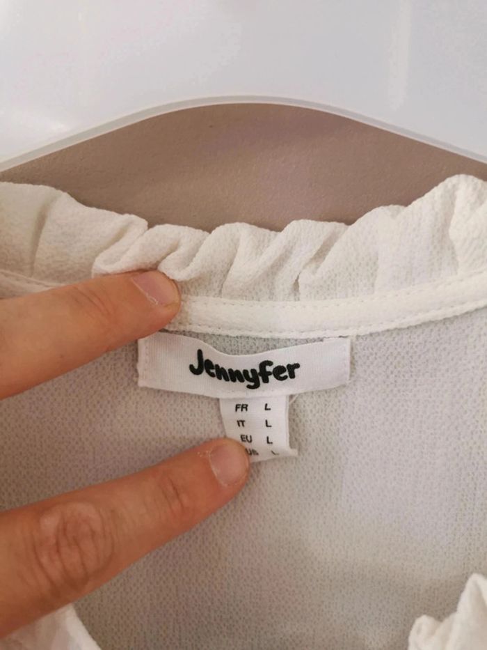 Top épaules dénudées Jennyfer (blanc), L / 40 / 12 - photo numéro 5