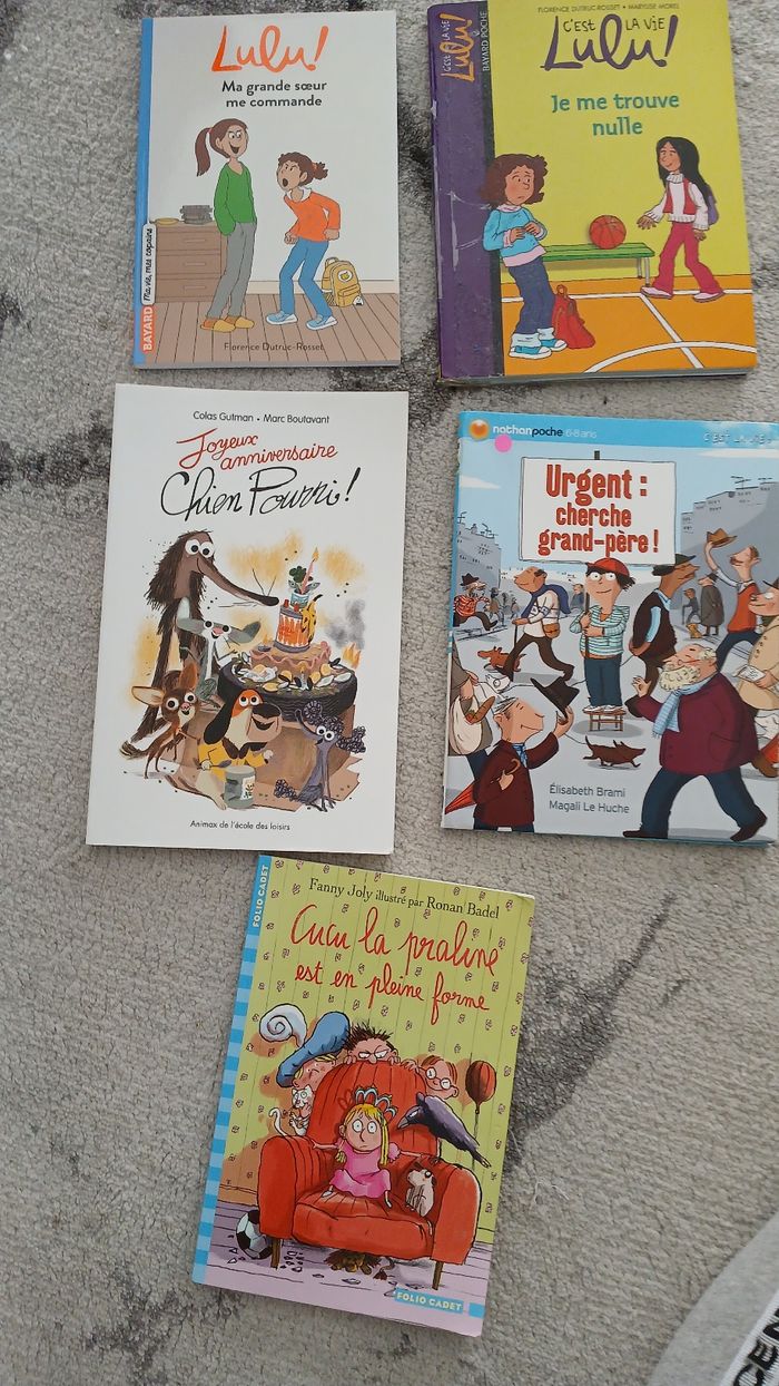 Lot de 5 livres