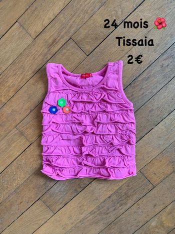 T-shirt 🌺 24 mois 🌺 Tissaia