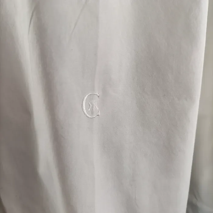 Chemise en coton blanche 100% coton Cerruti Club - 44 A1144 - photo numéro 8