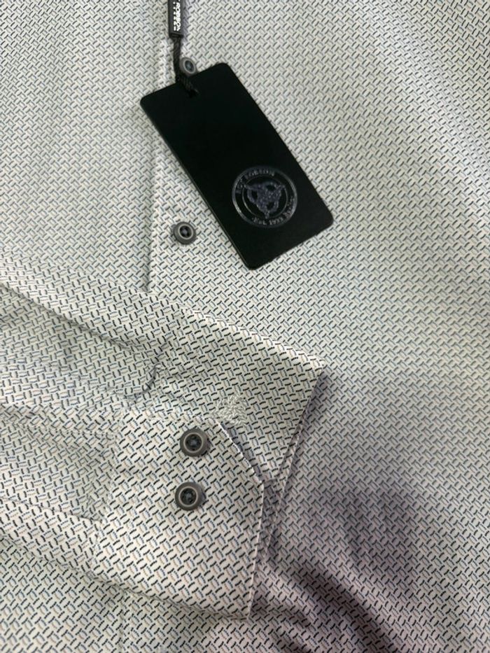Roy Robson - Chemise à motifs, Blanche, taille XL - photo numéro 5