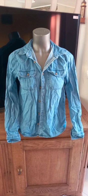 Chemise manches longues en Jean 14 ans