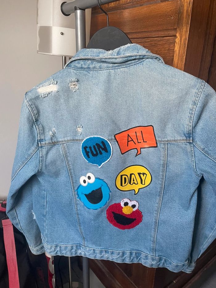 Veste en jean Zara fille - photo numéro 5