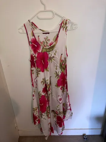 Robe - tunique fluide hibiscus