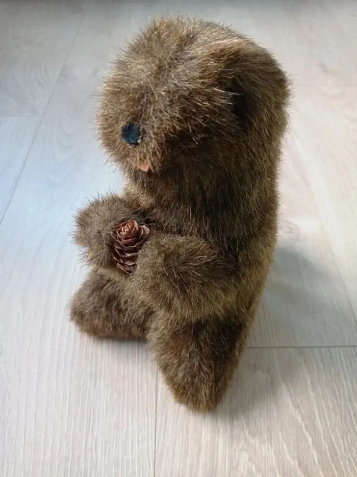 Peluche marmotte marron Bonato