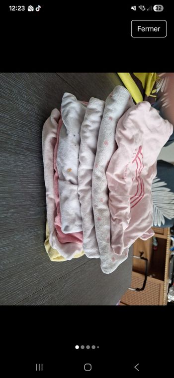 Lot pyjama fille 24 mois 1 pièce 