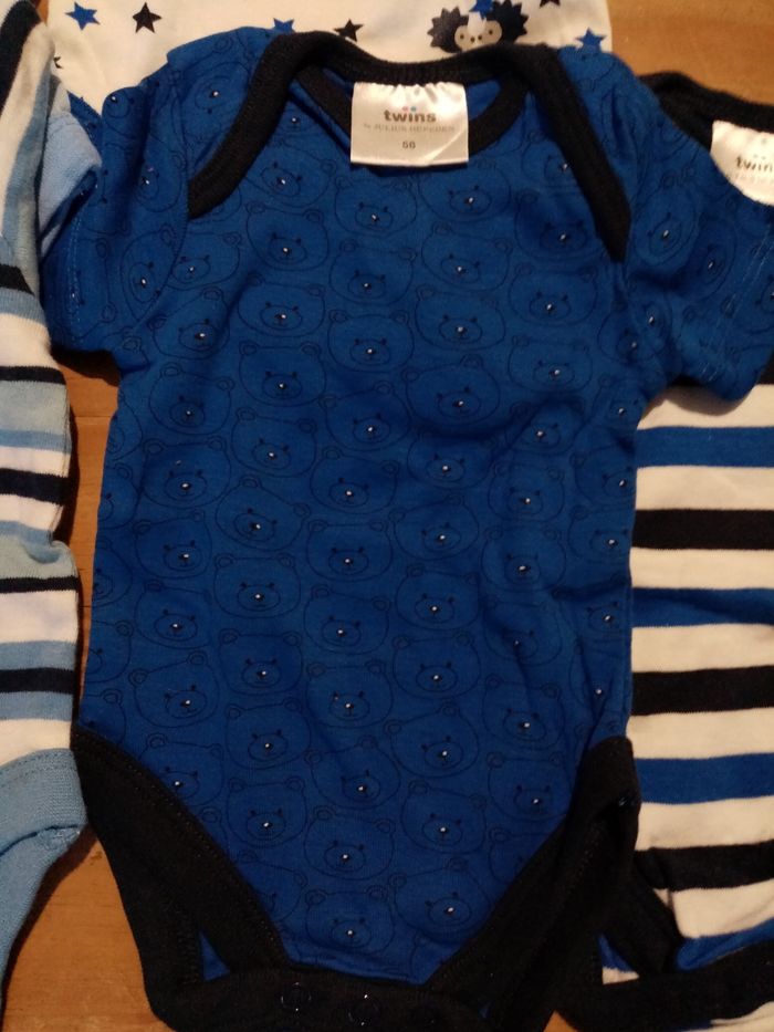 Lot 5 bodies garçon 56 cm - photo numéro 2