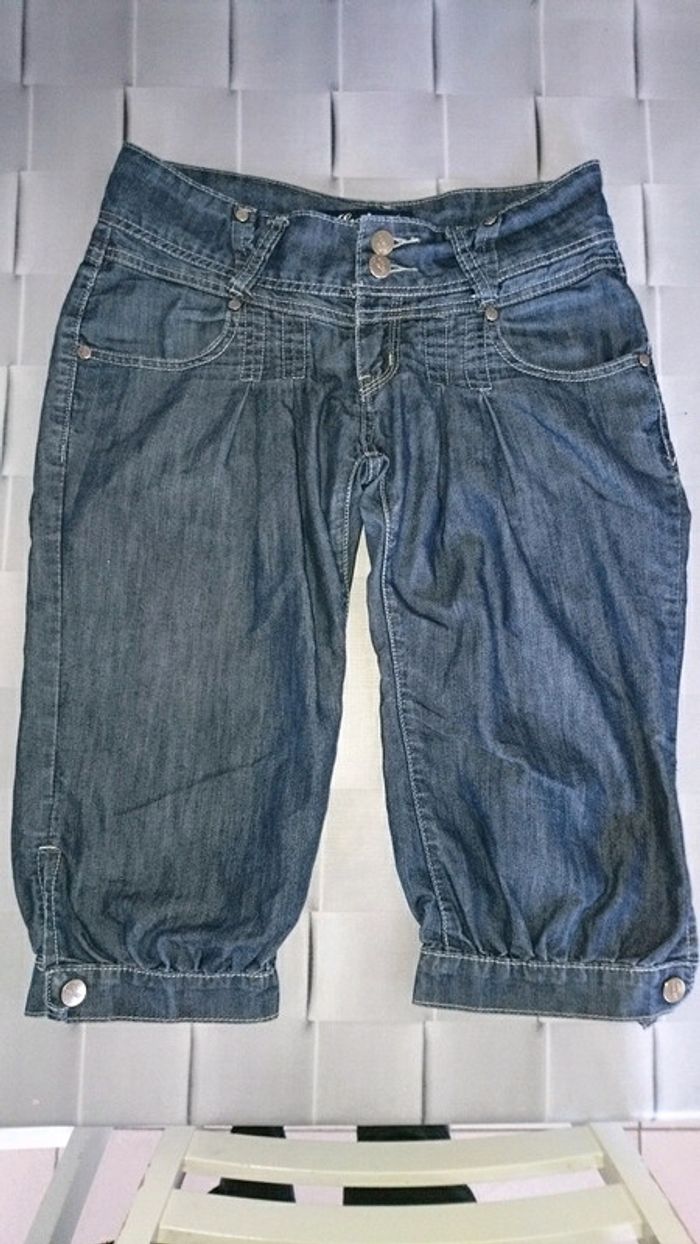 Pantacourt en jeans