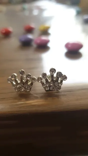 Boucles d'oreilles couronne