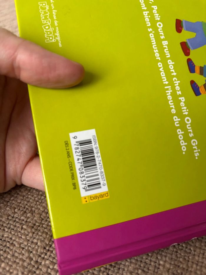 Livre petit ours brun dors chez petit ours gris - photo numéro 3