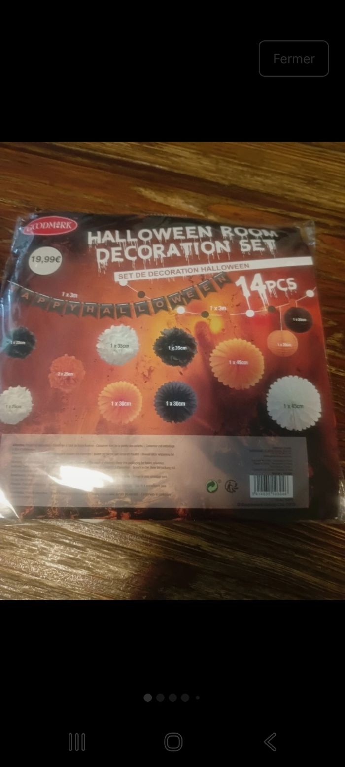 decoration complète HALLOWEEN 🎃 🎃 NEUF