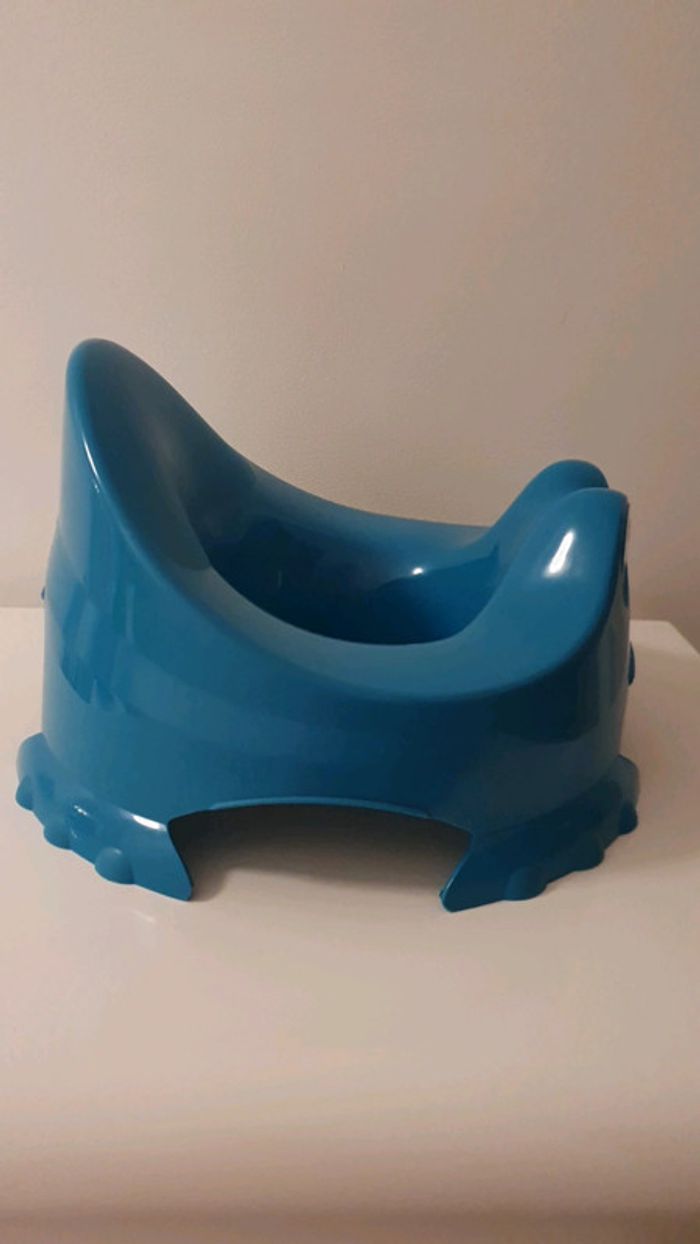 Pot rigolo bleu - vert - photo numéro 3