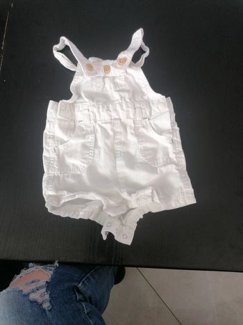 Salopette short 9 mois