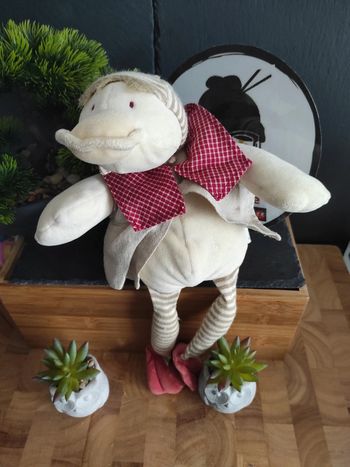 Doudou Peluche Plush Canard Edouard Les Cousins Du Moulin Roty #geektradedoudou