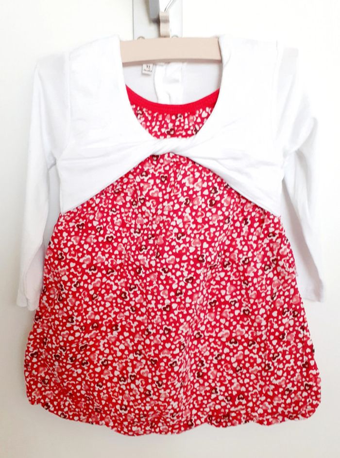 Robe rouge - 12 mois