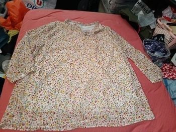 Blouse fleurie