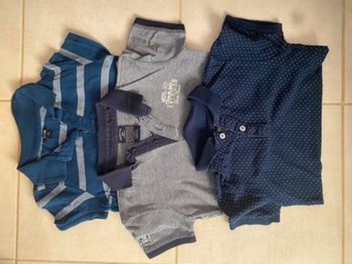 Lot de trois polos pour garçons