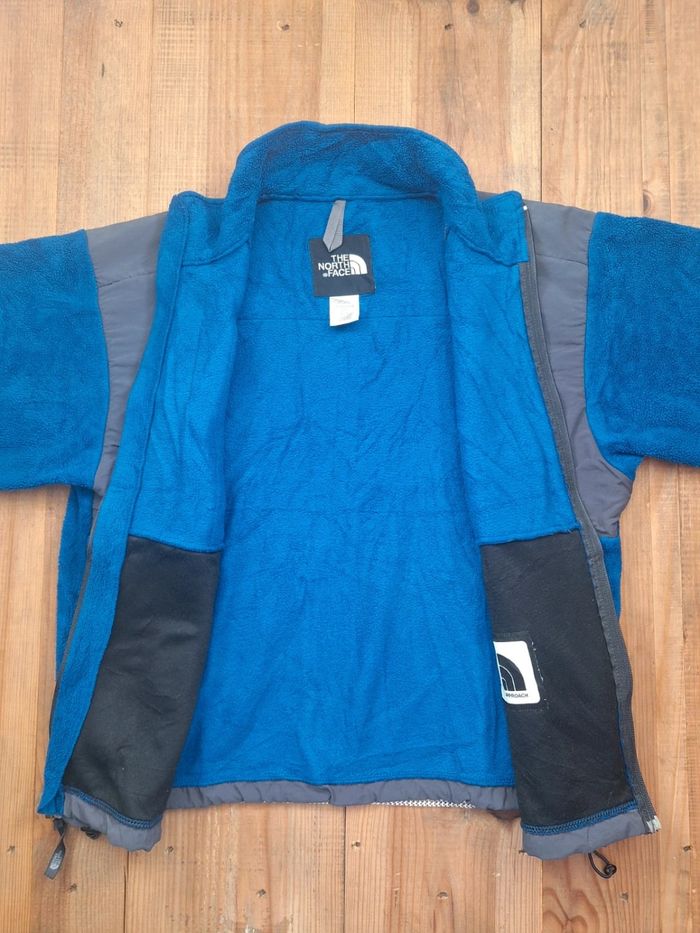 veste polaire denali the north face bi colore / polartec - taille L - junior / logo brodé (184) - photo numéro 4