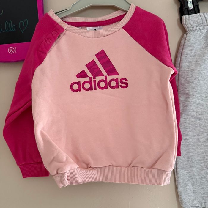 Ensemble jogging et pull - T9-12mois - Adidas - photo numéro 3